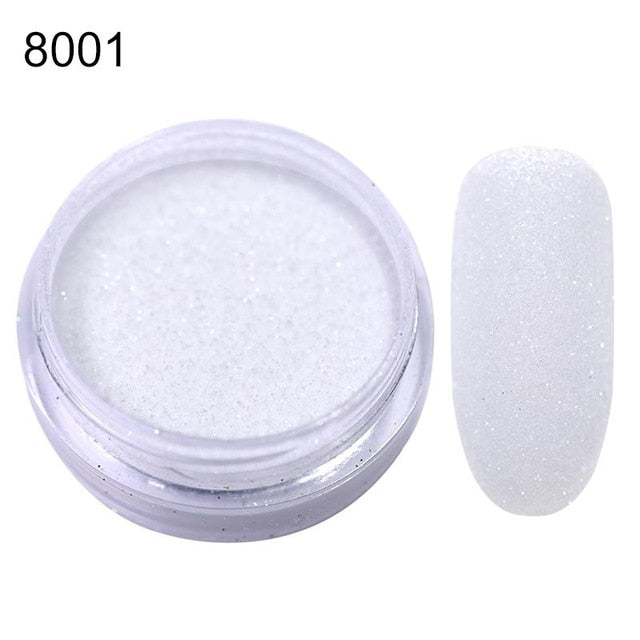 0.3g  Powder Nails Laser Silver Pink Glitter Chrome Nail Powder Shimmer Gel Polish Flakes for  Pigment