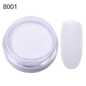 0.3g  Powder Nails Laser Silver Pink Glitter Chrome Nail Powder Shimmer Gel Polish Flakes for  Pigment