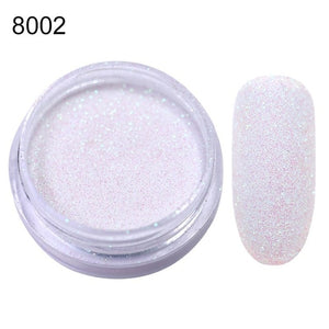 0.3g  Powder Nails Laser Silver Pink Glitter Chrome Nail Powder Shimmer Gel Polish Flakes for  Pigment