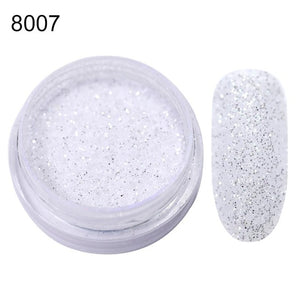 0.3g  Powder Nails Laser Silver Pink Glitter Chrome Nail Powder Shimmer Gel Polish Flakes for  Pigment