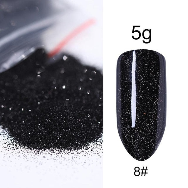 0.3g  Powder Nails Laser Silver Pink Glitter Chrome Nail Powder Shimmer Gel Polish Flakes for  Pigment