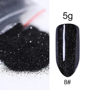 0.3g  Powder Nails Laser Silver Pink Glitter Chrome Nail Powder Shimmer Gel Polish Flakes for  Pigment