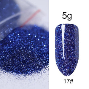 0.3g  Powder Nails Laser Silver Pink Glitter Chrome Nail Powder Shimmer Gel Polish Flakes for  Pigment