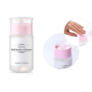 Beau Gel 80ml Nail Surface Cleanser UV Gel Polish Excess Remover 60ML Cleanser Plus Liquid Surface Sticky Nail Art Acrylic Clean