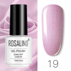 ROSALIND Gel Polish Set All For Manicure Semi Permanent Vernis top coat UV LED Gel Varnish Soak Off Nail Art Gel Nail Polish