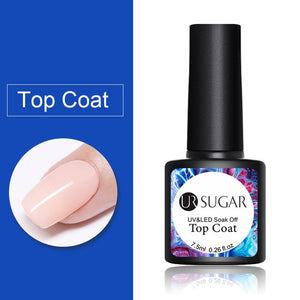UR SUGAR 7.5ml Glitter UV Gel Nail Polish Glitter Sequins Soak Off UV Gel Varnish Colorful Nail Gel Polish DIY Nail Art Polish