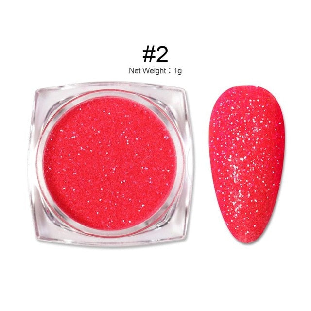 0.3g  Powder Nails Laser Silver Pink Glitter Chrome Nail Powder Shimmer Gel Polish Flakes for  Pigment