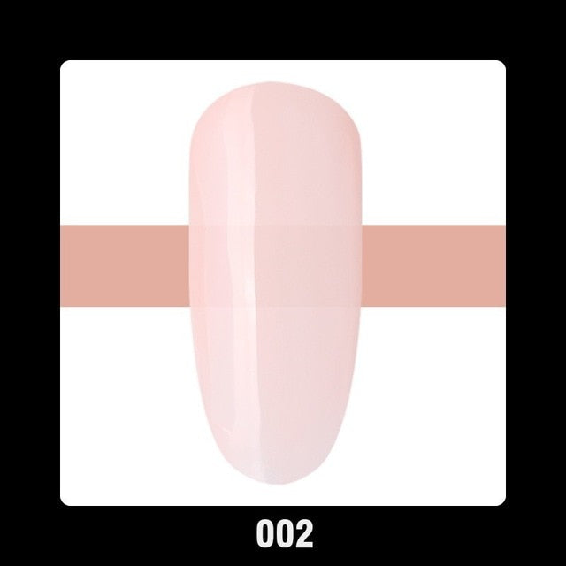 Beautilux 1pc Rubber Base Camouflage French Manicure Nail Gel Polish Pink Milky White Base Coat UV Gel Nails Art Design 10ml