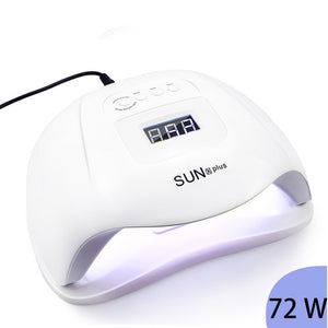 120W LED Nail Lamp Nail Dryer Dual hands 42PCS LED UV Lamp For Curing UV Gel Nail Polish With Motion Sensing Manicure Salon Tool