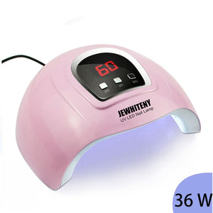 120W LED Nail Lamp Nail Dryer Dual hands 42PCS LED UV Lamp For Curing UV Gel Nail Polish With Motion Sensing Manicure Salon Tool